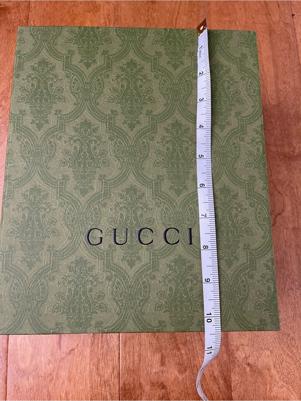 Gucci Olive Green Patterned Presentation Box